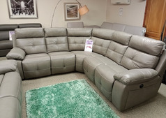 SIERRA ELECTRIC RECLINER CORNER SUITE GREY £1999 (SWANSEA SUPERSTORE) - Click for more details