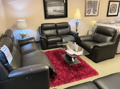 PARIS ELECTRIC RECLINER 3 SEATER, 2 SEATER AND CHAIR ANTHRACITE £2999 (SWANSEA SUPERSTORE) - Click for more details