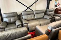 SIERRA 3 SEATER POWER RECLINER AND 2 POWER RECLINER CHAIRS £1499 (SWANSEA SUPERSTORE) - Click for more details