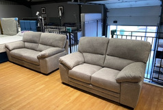 MAX 3 SEATER AND 2 SEATER LIGHT GREY  £1149 (SWANSEA  SUPERSTORE) - Click for more details