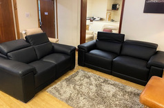 TORINO 3 SEATER AND 2 SEATER BLACK SWANSEA £1999 (SWANSEA SUPERSTORE) - Click for more details