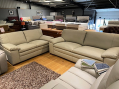 THEO 3 SEATER AND 2 SEATER CREAM £2299 (SWANSEA SUPERSTORE) - Click for more details