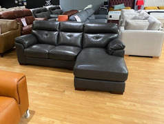 MONTEREY CHAISE SOFA DARK GREY £999 (SWANSEA SUPERSTORE) - Click for more details