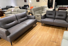 CARSON 3 SEATER AND 2 SEATER TAUPE GREY £1499 (SWANSEA SUPERSTORE) - Click for more details