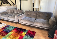 CADIZ 3 SEATER AND 2 SEATER TAUPE £1149 (SWANSEA SUPERSTORE) - Click for more details