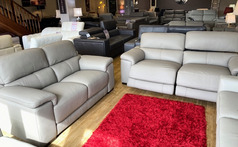 BRIVE ELECTRIC RECLINER 3 SEATER AND STATIC 2 SEATER TAUPE £1999 (SWANSEA SUPERSTORE) - Click for more details
