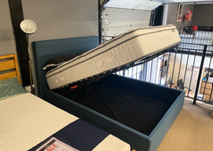 HOSCAR DOUBLE OTTOMAN BED FRAME JADE £249 (SWANSEA SUPERTSORE) - Click for more details